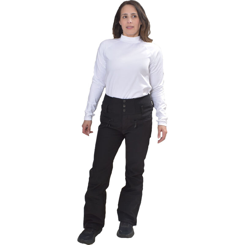 Pulse Ladies Soft Shell Pants Black *SMALL* image number 0