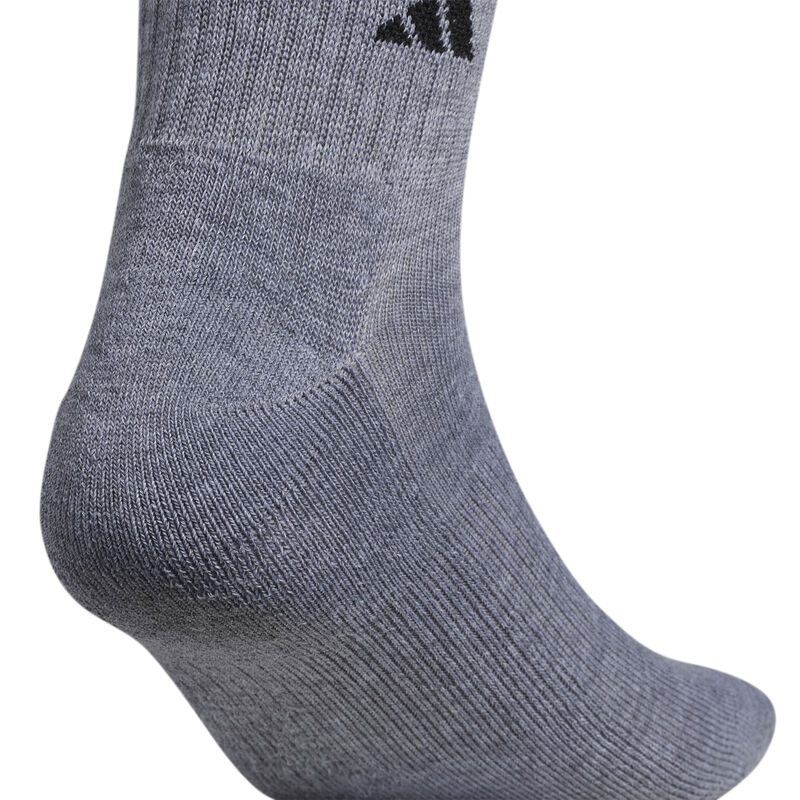 adidas Men's Athletic Cushioned 6-Pack Quarter Socks image number 4