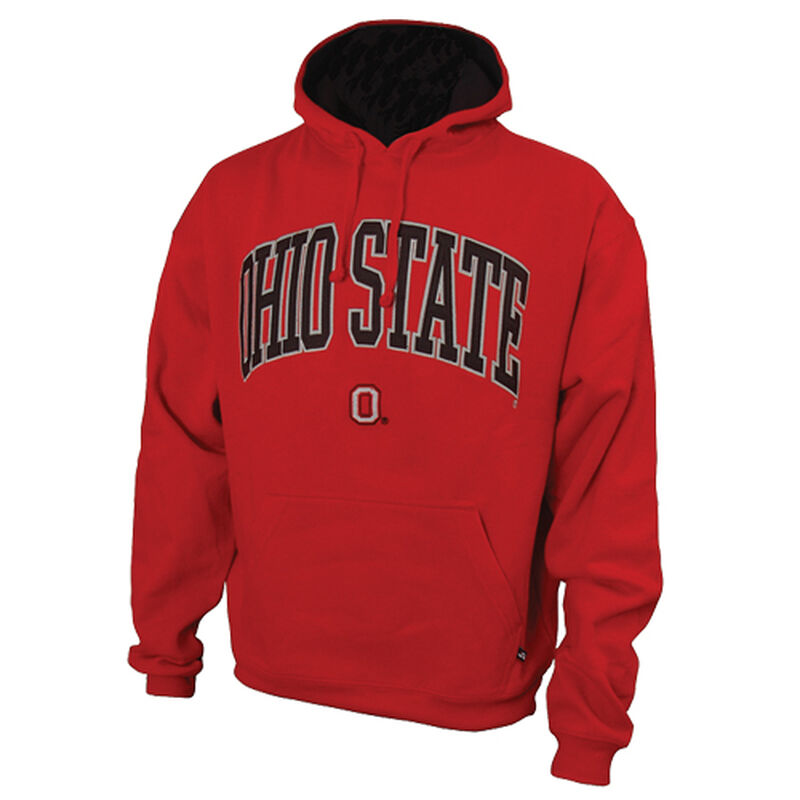 J America Men's Ohio State Tackle Twill Hoodie image number 1