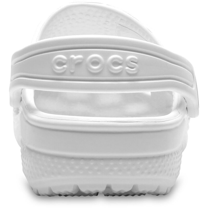 Crocs Youth Classic White Clog image number 3