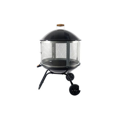 Pleasant Hearth Beacon 28" Fire Pit with Wheels