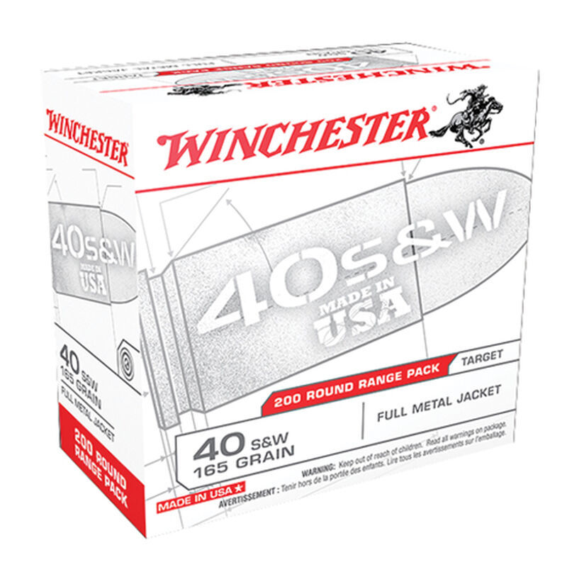 Winchester 40 S&W 200 Round Ammo Pack image number 1