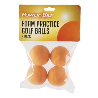 Powerbilt Golf Foam Practice Balls - 4 Pack
