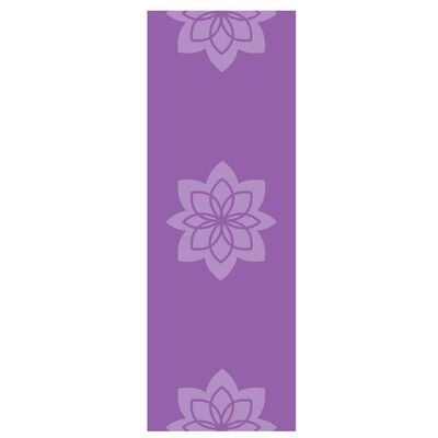 Go Fit Patterned Yoga Mat W/ Yoga Pose Wall Chart