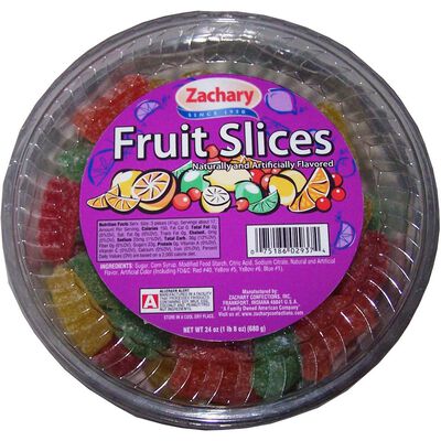 Zachary Confect Fruit Slices 24oz