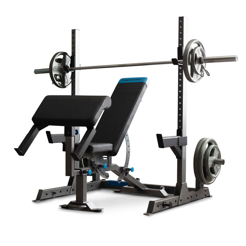 ProForm Carbon Strength Olympic weight bench and squat rack image number 1