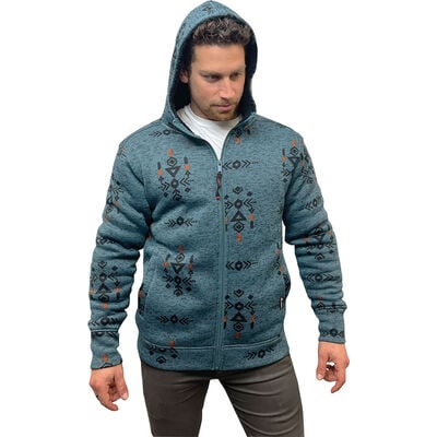 Canada Weather Gear Men's Full Zip Sherpa Sweater Fleece