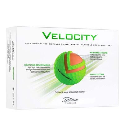 Titleist Velocity Matte Green Golf Balls