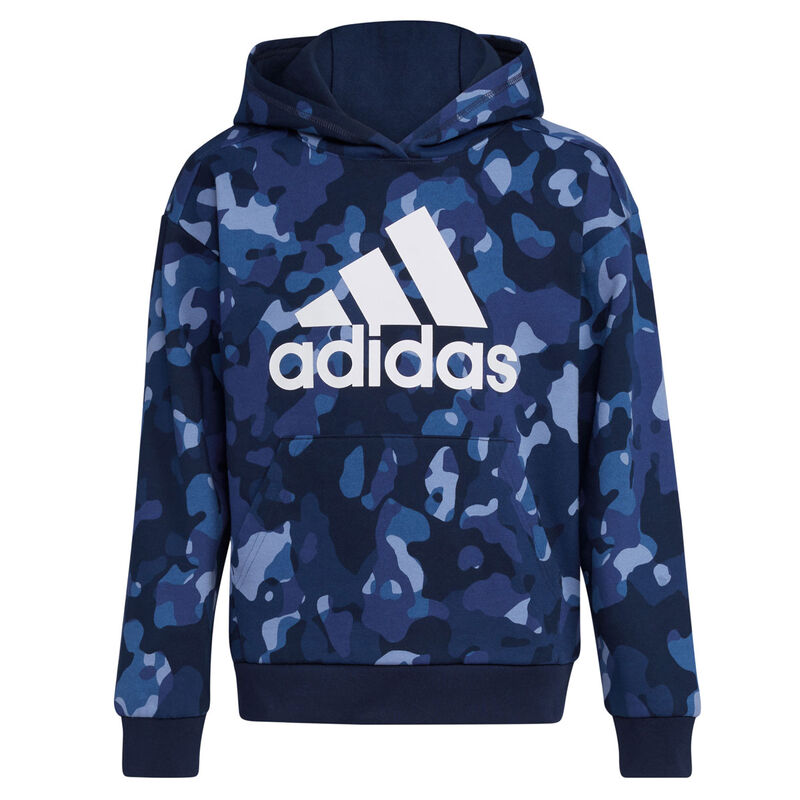 adidas Boys' Core Camo Hooded Pullover image number 0