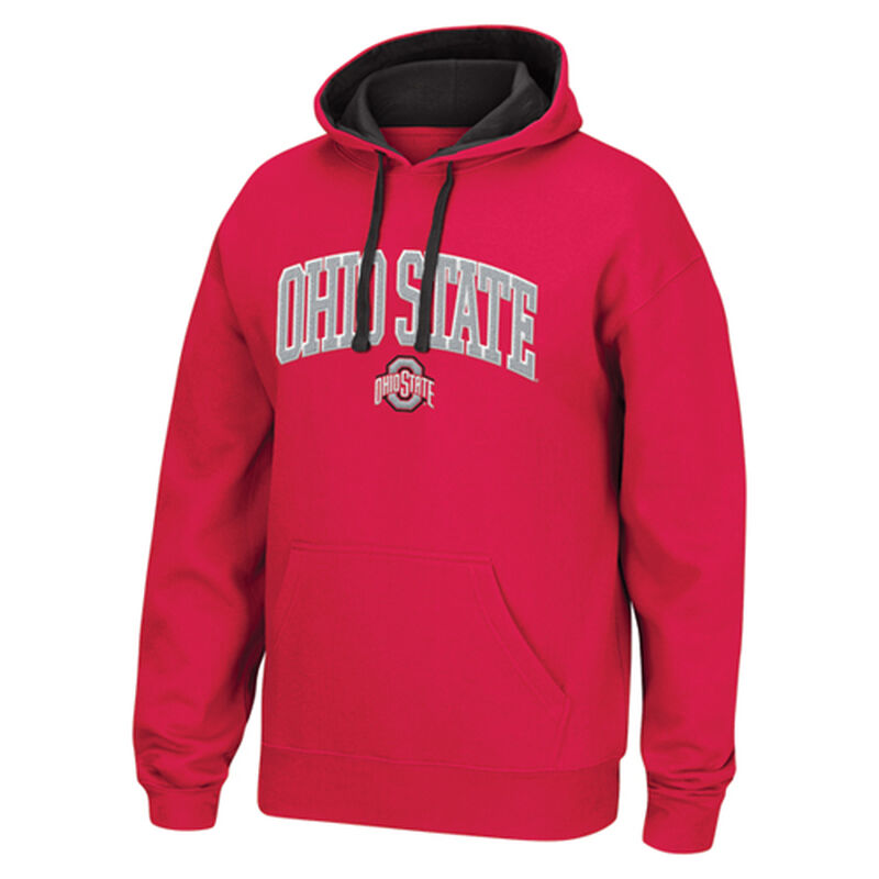 J America Men's Ohio State Tackle Twill Hoodie image number 2