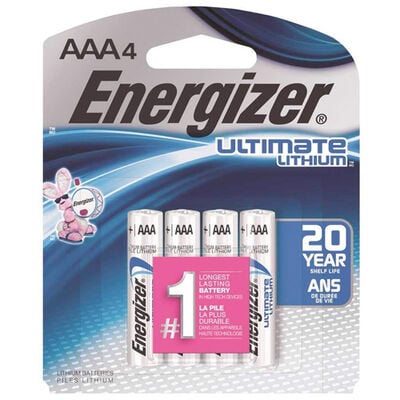 Energizer Lithium AAA Batteries 4-Pack