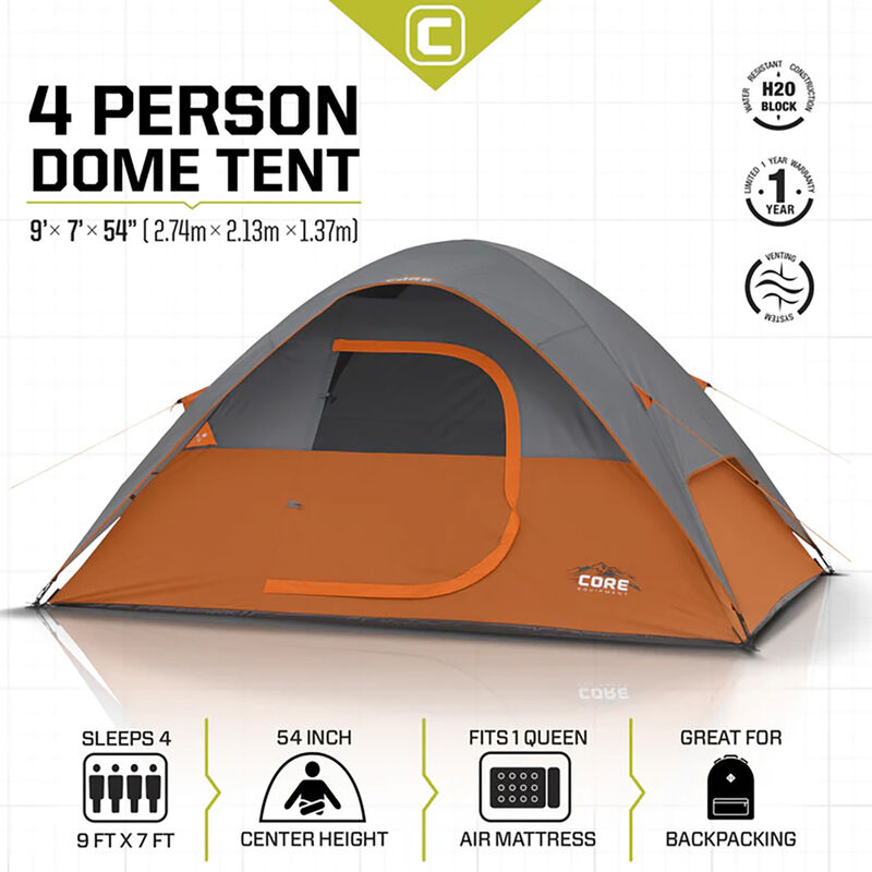 Core Equipment Core 4P Dome Tent image number 2