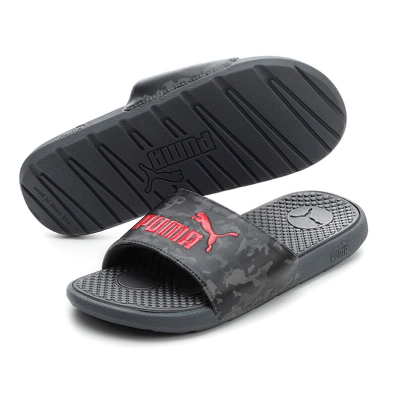 Puma Youth Cool Cat Camo Sandals image number 1