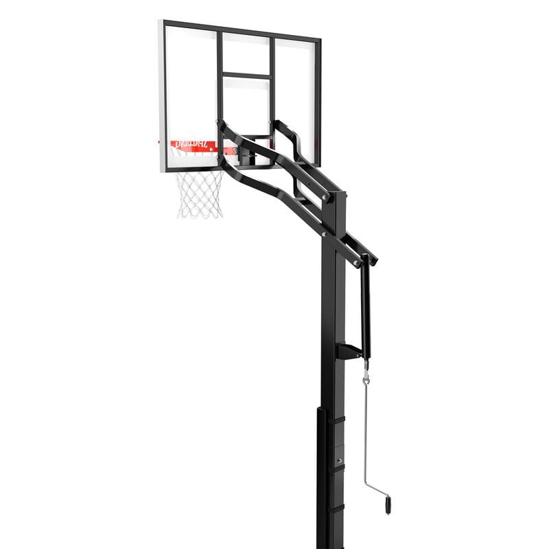 Spalding 54" Glass 881013 In-Ground Basketball Hoop image number 2