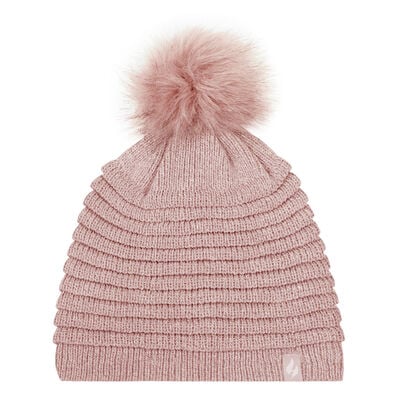 Heat Holders Women's Ribbed Hat with Fur