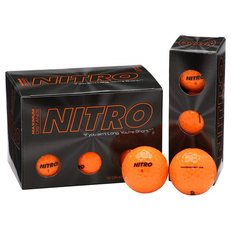 Nitro Golf Maximum Distance Golf Balls Dozen image number 0