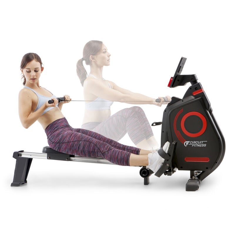 Circuit Fitness Deluxe Foldable Magnetic Rowing Machine image number 1