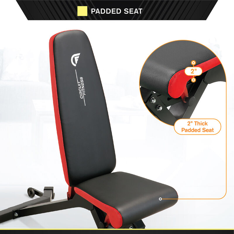 Circuit Fitness 5-Position Utility Weight Bench image number 21