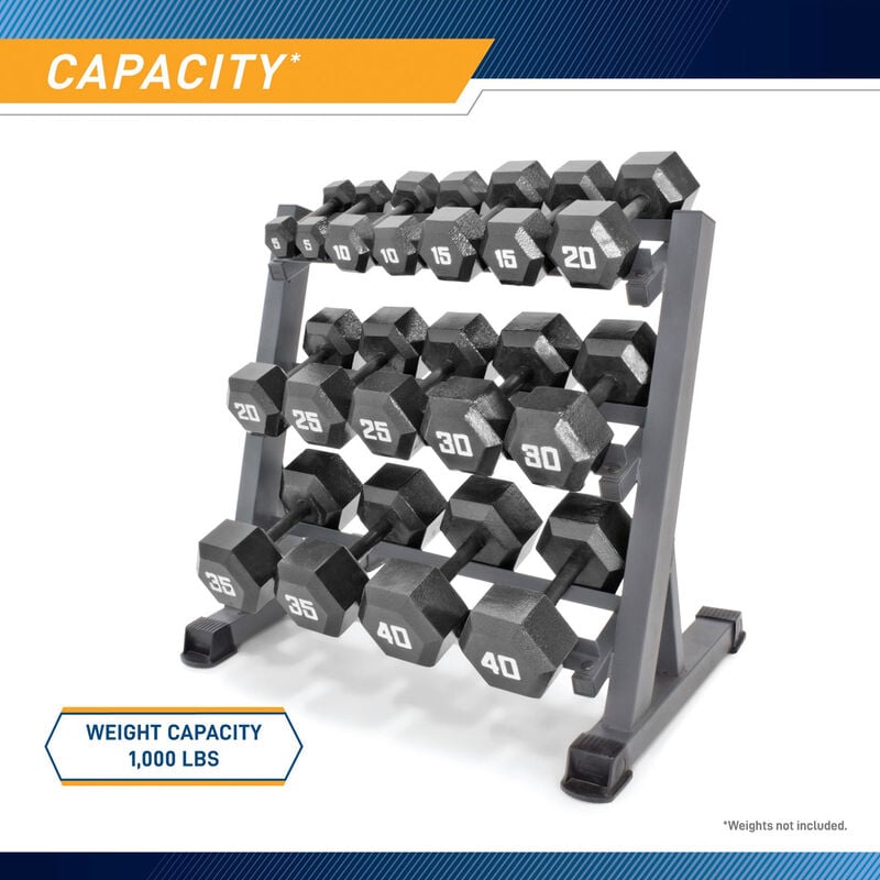 Marcy 3-Tier Dumbbell Weight Rack image number 6