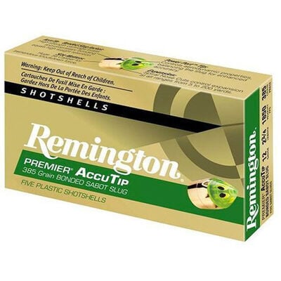 Remington 12 Gauge 385 Grain AccuTip Sabot Slug Ammunition