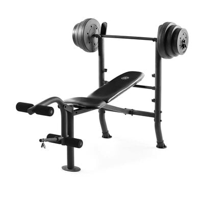 Weider XR8.1 Bench with 100lb weight set