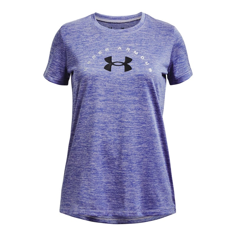 Under Armour Girls' Tech Twist Arch Bl Shorts Sleeve Crew Neck Tee image number 0
