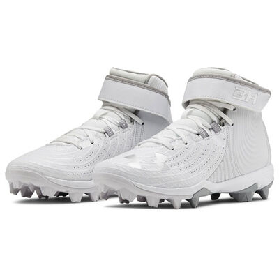 Under Armour Youth Harper 4 Mid Rubber Molded Baseball Cleats
