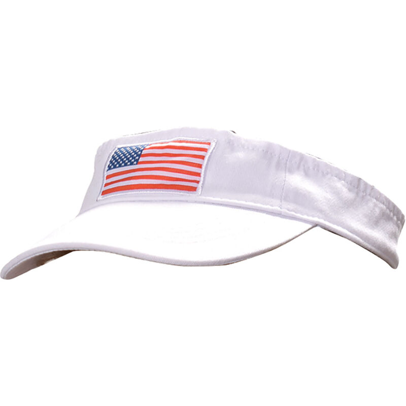 Lucky 7 Visor with Flag Patch image number 1