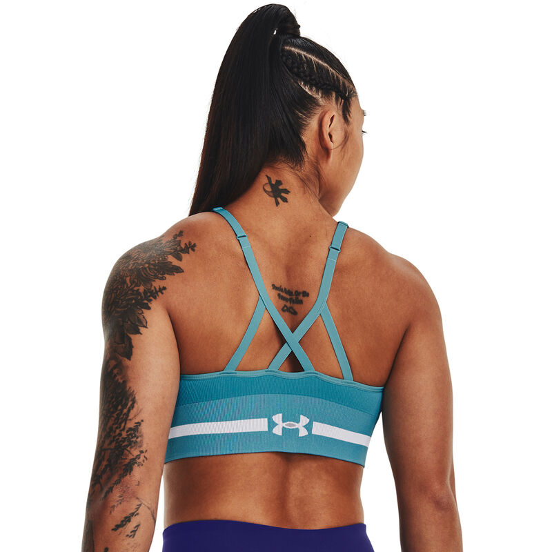 Under Armour Women's Seamless Low-Impact Long Bra image number 2