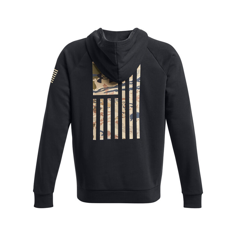Under Armour Men's UA Freedom Rival Fleece Flag Hoodie image number 2