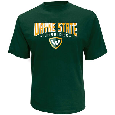 Knights Apparel Men's Wayne State University Classic Arch Short Sleeve T-Shirt