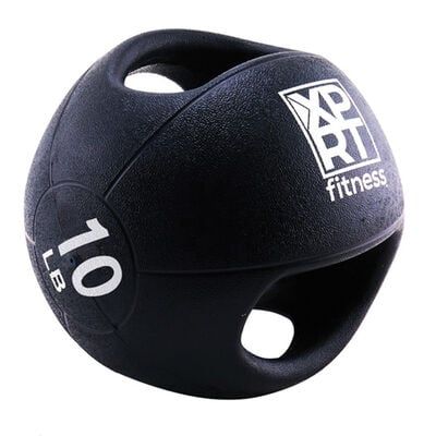 Xprt Fitness 10LB Dual Grip Fitness Medicine Ball