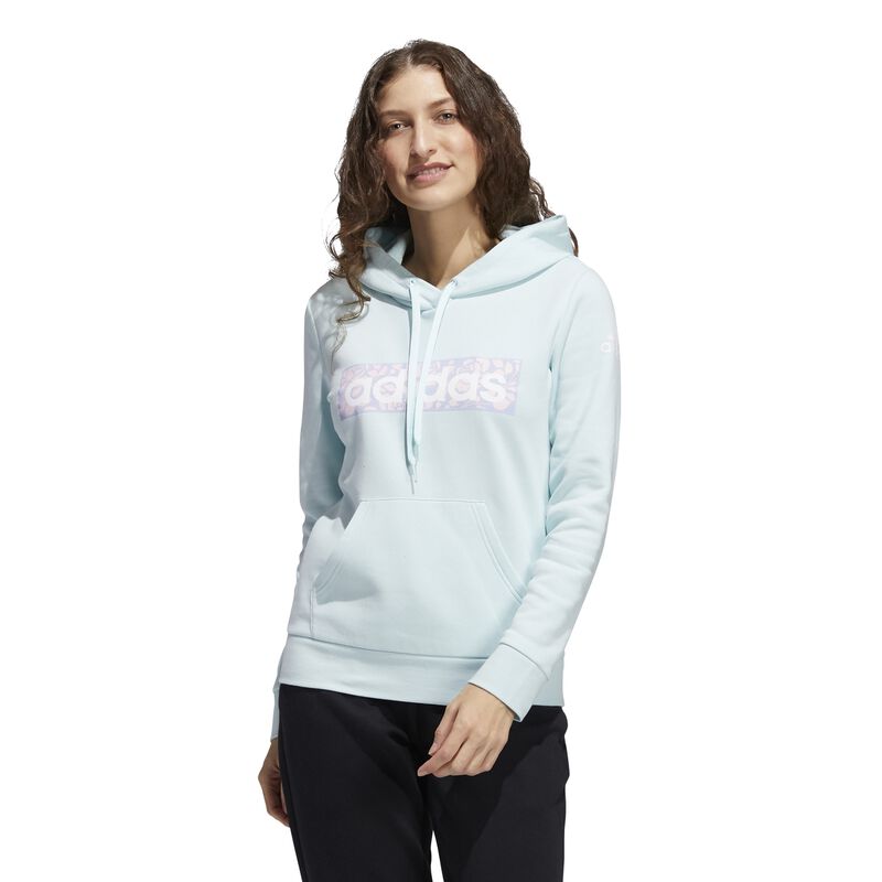 Women's Linear Floral Hoodie, , large image number 0