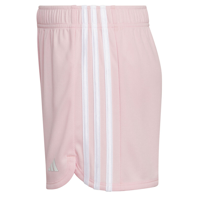 adidas Girls' AEROREADY® 3-Stripe Pacer Mesh Shorts image number 6