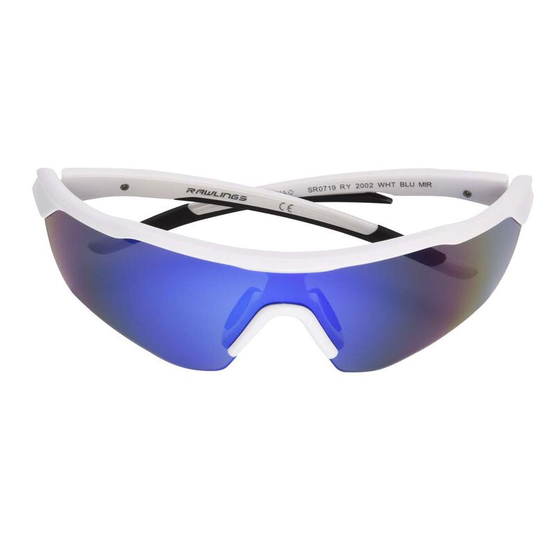 Rawlings Youth Youth White Blue Shield Marquis Sunglasses image number 3
