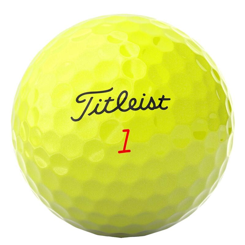 Titleist TruFeel Yellow Golf Balls image number 2