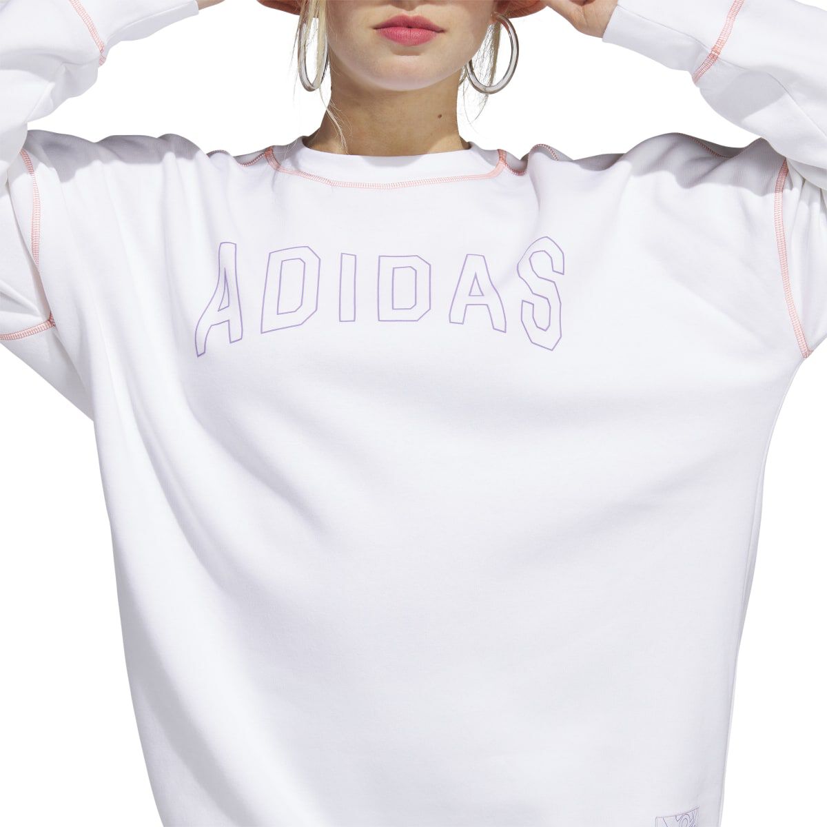 Women's adidas originals boyfriend crewneck sweatshirt sales