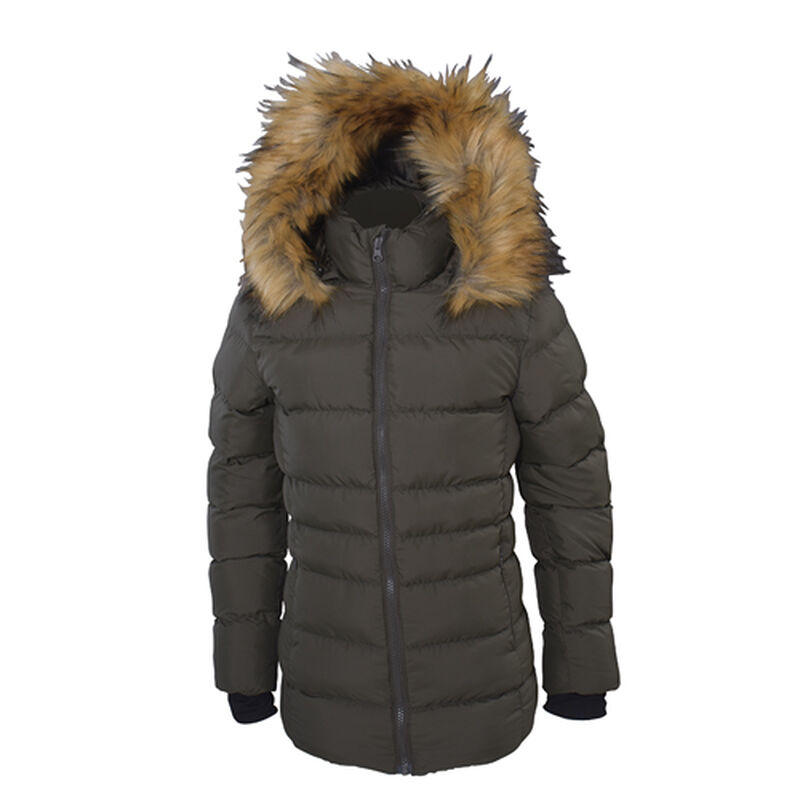 Pulse Girls' Hooded Synthetic Jacket image number 0