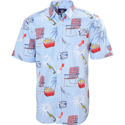 Staghorn Outfit Men's Short Sleeve Print Woven