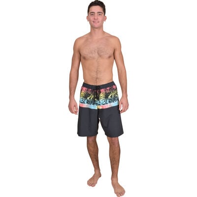 Split Men's Gradient Tropical Board Shorts