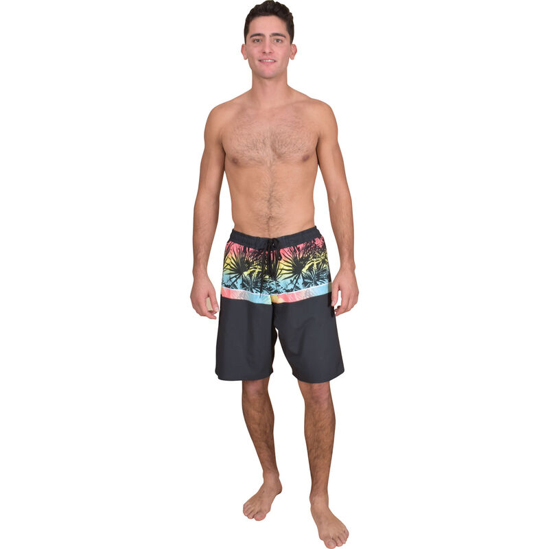 Split Men's Gradient Tropical Board Shorts image number 1