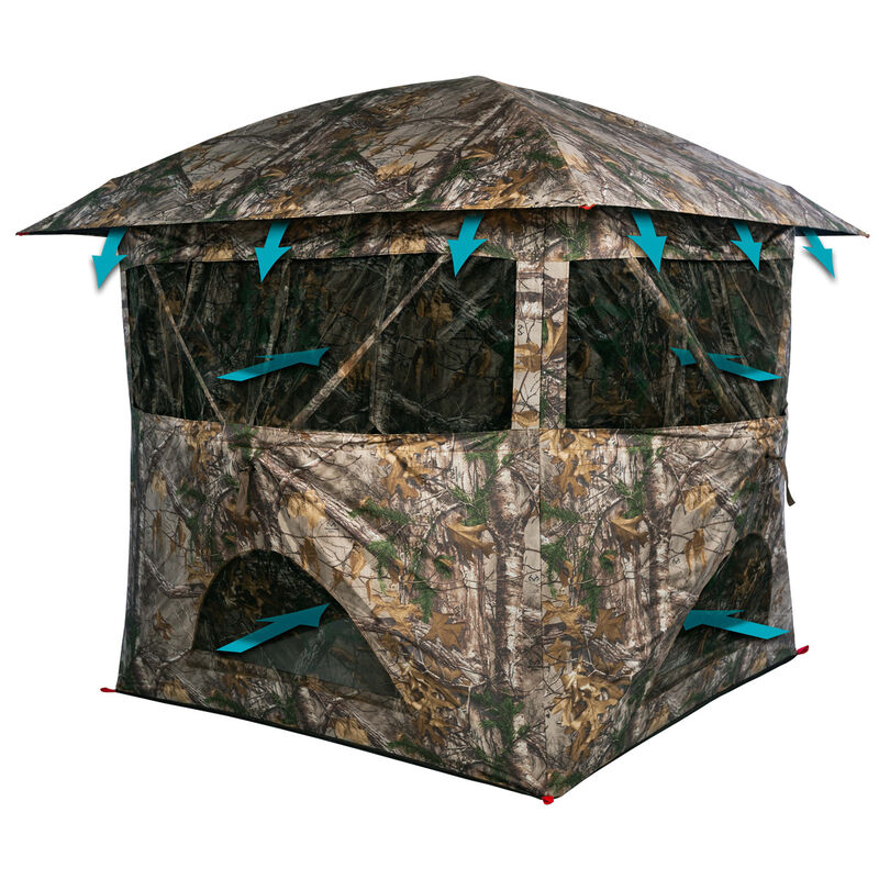 Primal Breeze Warm Weather Deluxe Hunting Ground Blind image number 0