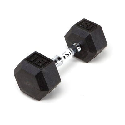 Marcy 15lb. Rubber Dumbbell