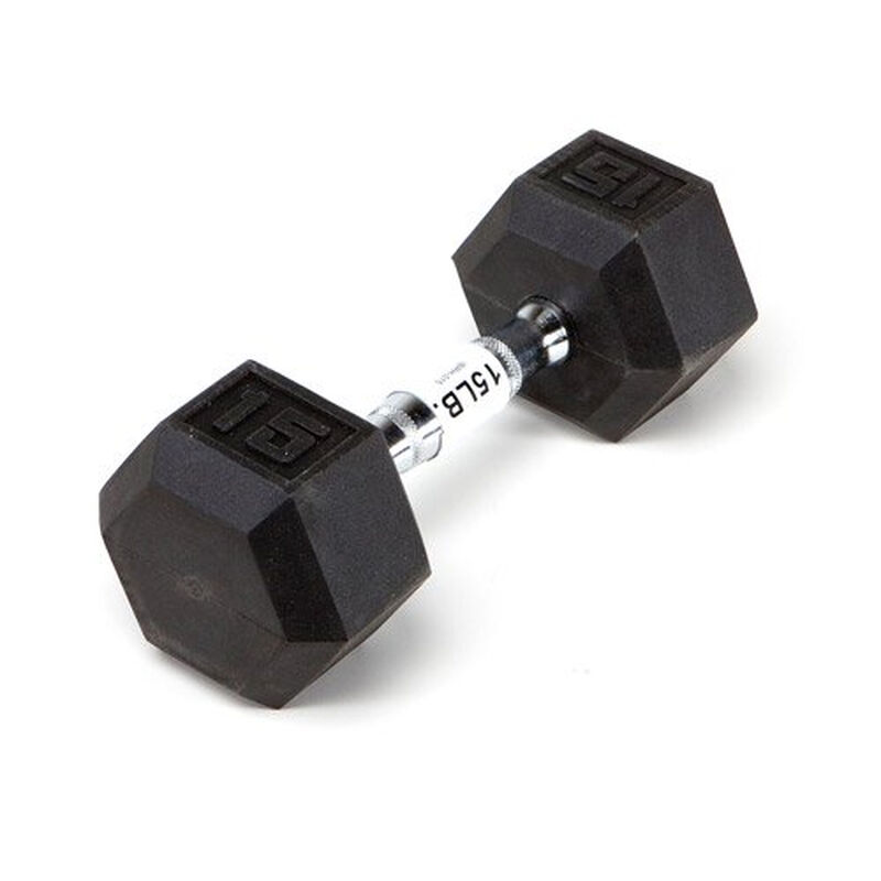 Marcy 15lb. Rubber Dumbbell image number 0