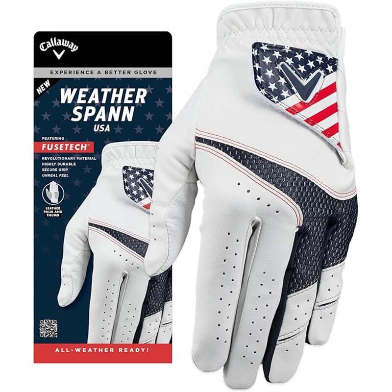 Callaway Golf Weather Spann USA Golf Glove - Left Handed image number 0