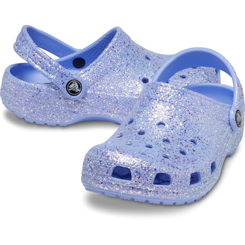 Crocs Youth Classic Glitter Moon Clogs image number 5