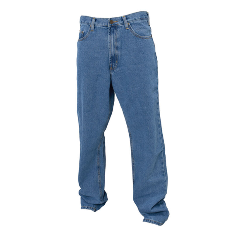 Full Blue Men's 5 Pocket Classic Relaxed Fit Jeans image number 0