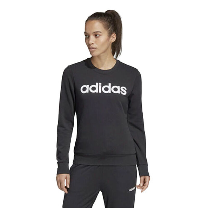 adidas Women's Essentials Linear Training Sweatshirt image number 0