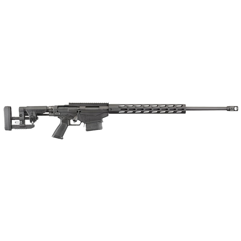 Ruger 18028 Precision  308 Win  10+1 20" Medium Contour Barrel With Hybrid Muzzle Brake Centerfire Tactical Rifle image number 0