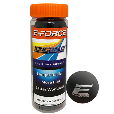 E-force LongRally Racquetball (3 Ball Can)